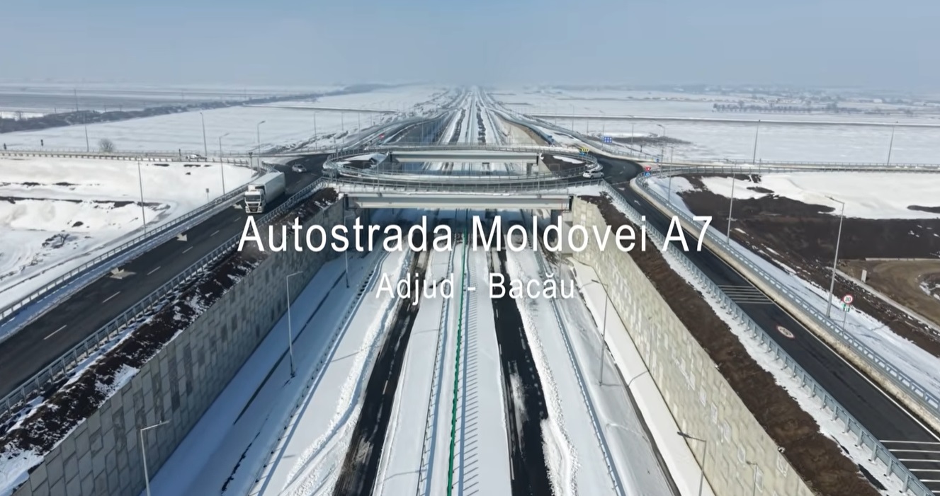 VIDEO Autostrada A7 Focșani – Bacău: Umbrărescu va finaliza ultimii 46 de kilometri în primăvară – vară (oficial Transporturi)